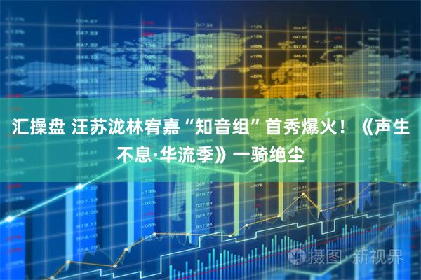 汇操盘 汪苏泷林宥嘉“知音组”首秀爆火！《声生不息·华流季》一骑绝尘